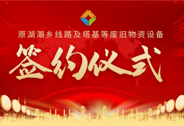 原湖潮鄉線(xiàn)路及塔基等廢舊物資設備項目簽約儀式圓滿(mǎn)落幕！——小額資產(chǎn)簡(jiǎn)易程序初顯成效