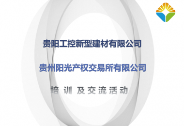送服務(wù)進(jìn)企業(yè)  提升服務(wù)質(zhì)量——貴州陽(yáng)光產(chǎn)權赴貴陽(yáng)工控新型建材有限公司開(kāi)展招標采購業(yè)務(wù)培訓交流會(huì )