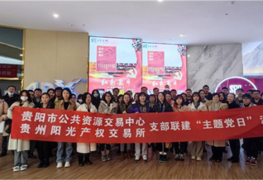 貴州陽(yáng)光產(chǎn)權交易所聯(lián)合貴陽(yáng)市公共資源交易中心開(kāi)展“觀(guān)影憶史 愛(ài)國明志”主題黨日活動(dòng)
