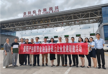 黨建引領(lǐng)聚合力  合作共贏(yíng)謀發(fā)展——貴陽(yáng)產(chǎn)控集團金融服務(wù)鏈企業(yè)與貴陽(yáng)綜保產(chǎn)發(fā)公司、貴金支付公司聯(lián)合開(kāi)展黨建交流活動(dòng)