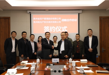 貴州陽(yáng)光產(chǎn)權交易所與貴州省資產(chǎn)管理股份有限公司舉行業(yè)務(wù)合作簽約儀式