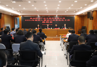 貴州陽(yáng)光產(chǎn)權交易所有限公司召開(kāi)組織人事運行體系優(yōu)化啟動(dòng)會(huì )