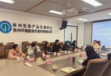 貴州省社會(huì )科學(xué)院到貴州生態(tài)產(chǎn)品交易中心調研生態(tài)產(chǎn)品價(jià)值實(shí)現