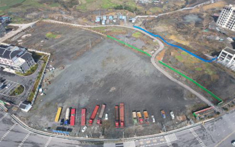 三穗南站左右側土地處置